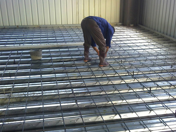 鋼結(jié)構(gòu)工程樓面鋼筋施工